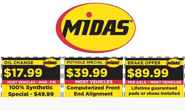 Midas Oil Change Prices 2024 – Cost for Full Synthetic, Blend, High ...