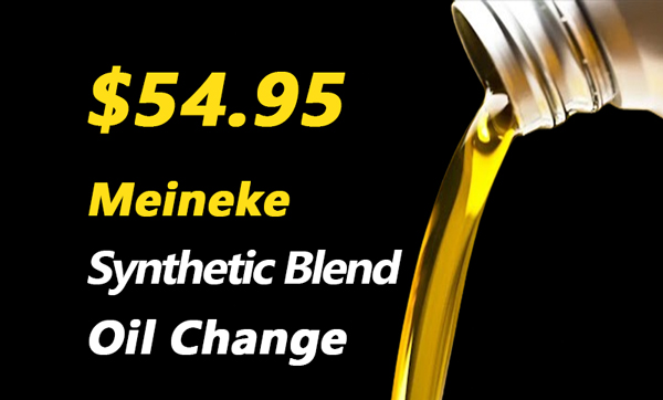 Meineke Synthetic Blend Oil Change Price
