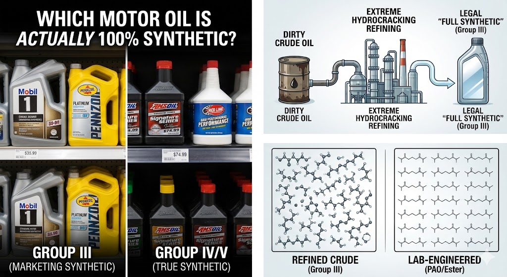 Which Motor Oil Is *Actually* 100% Synthetic